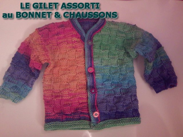 gilet assorti aux prcdents