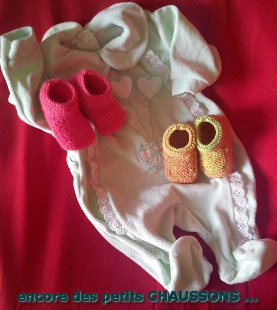 ...encore des petits chaussons...