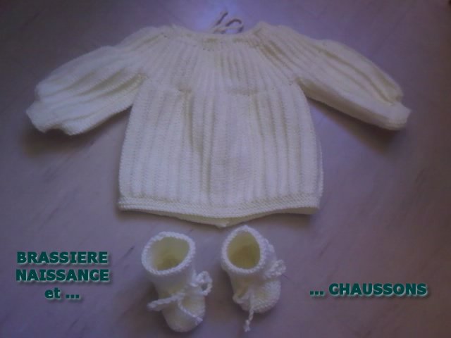 brassire naissance et chaussons