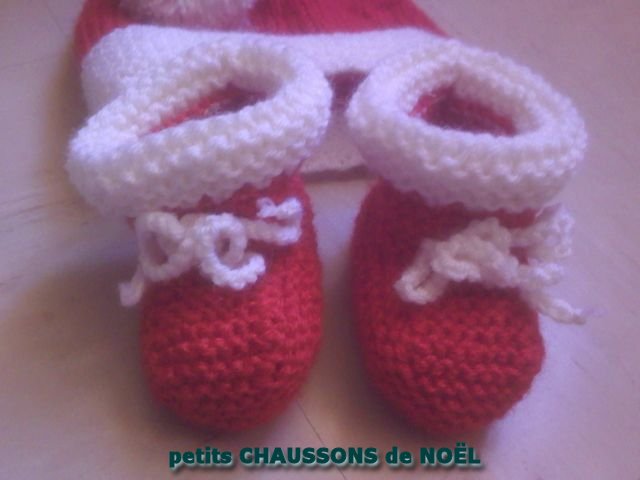 petits chaussons de Nol