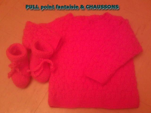 pull point fantaisie et chaussons