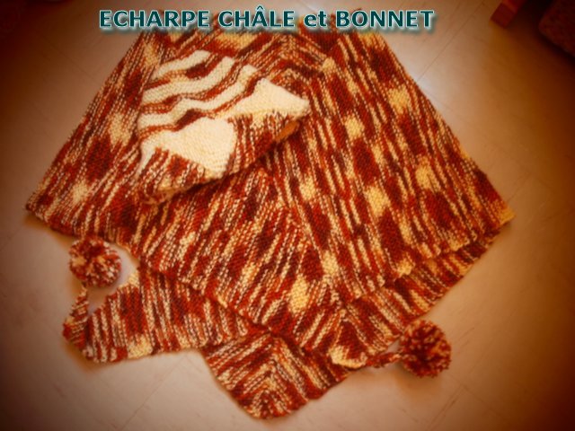 charpe chle et bonnet